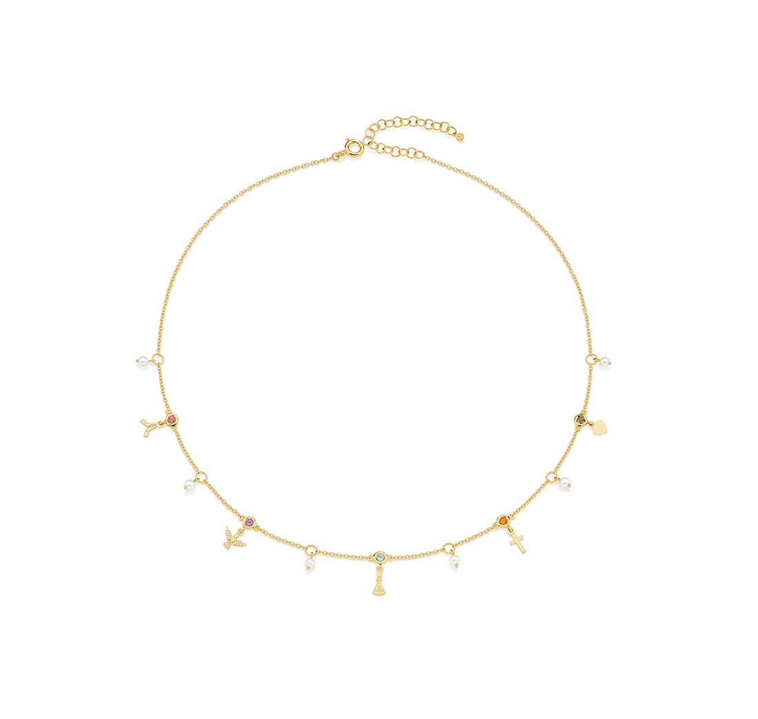 Colar-em-ouro-amarelo-com-pingentes-e-pedras
