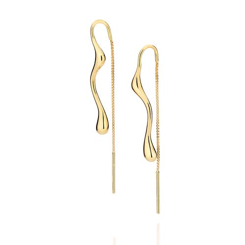 Brinco de Ouro Amarelo Ilumine-se