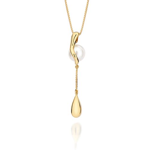 Pingente de Pérola e Ouro Amarelo Ilumine-se