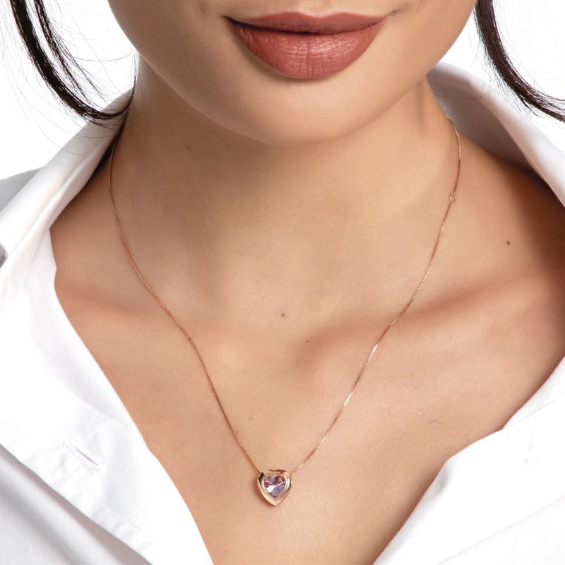 Gargantilha-de-ouro-rose-com-ametista