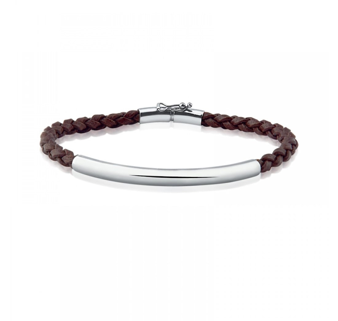 Pulseira-couro-marrom-e-ouro-branco