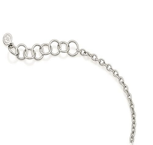 Pulseira em ouro branco 18k coleção reflexos