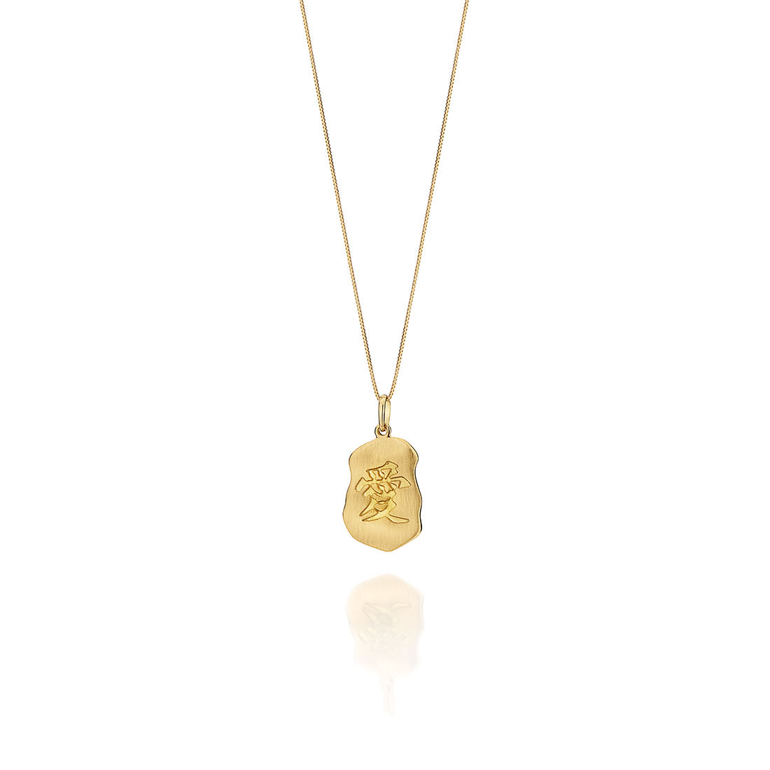 Pingente-kanji-do-amor-em-ouro-amarelo