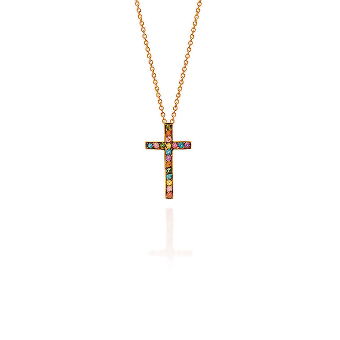 Pingente-cruz-de-ouro-amarelo-com-pedras-coloridas