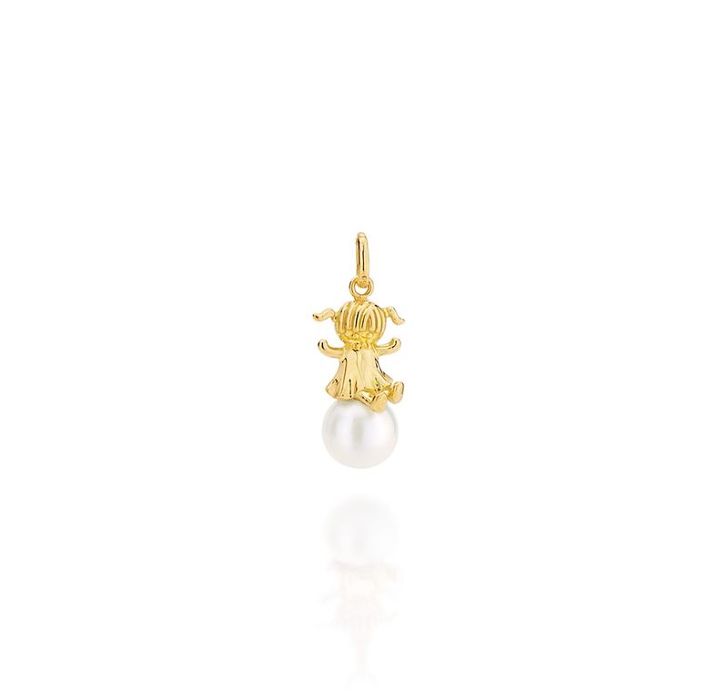 Pingente-menininha-em-ouro-amarelo-18k-com-perola