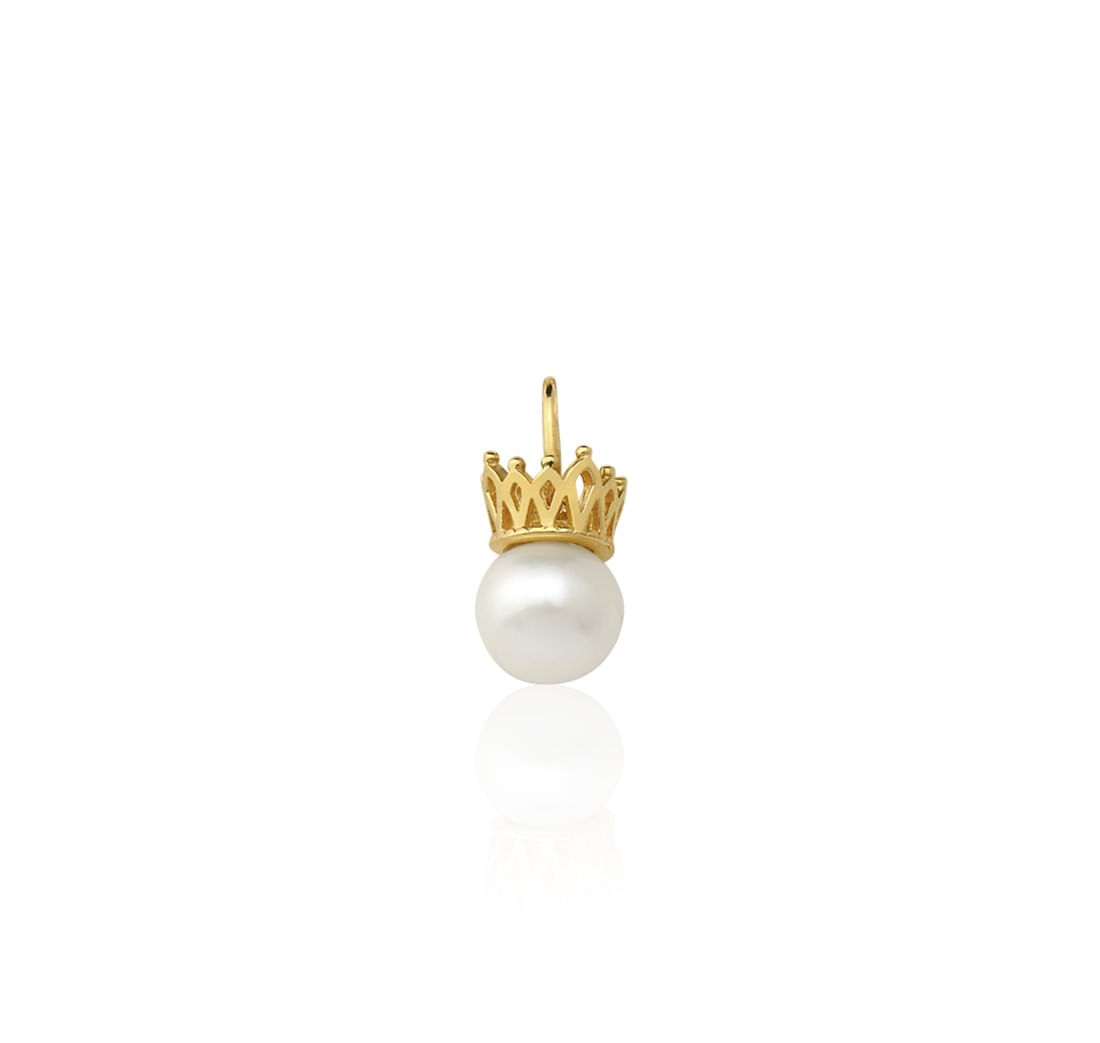 Pingente-infantil-coroa-em-ouro-amarelo-e-perola