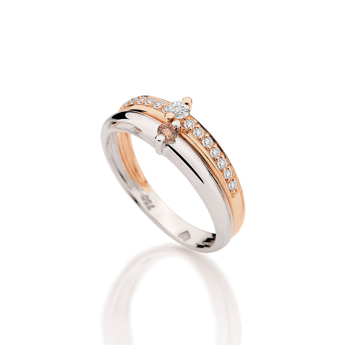 Anel-de-ouro-branco-e-rose-com-diamantes-e-diamante-brown