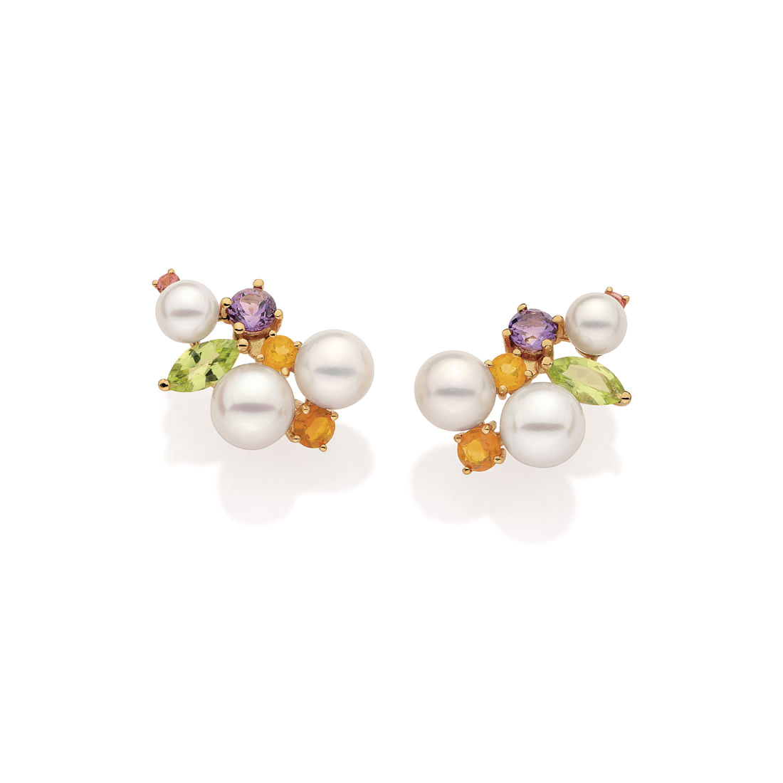 Brincos-de-perolas-de-ouro-amarelo-com-citrinos-peridotos-ametistas-turmalinas-rosas