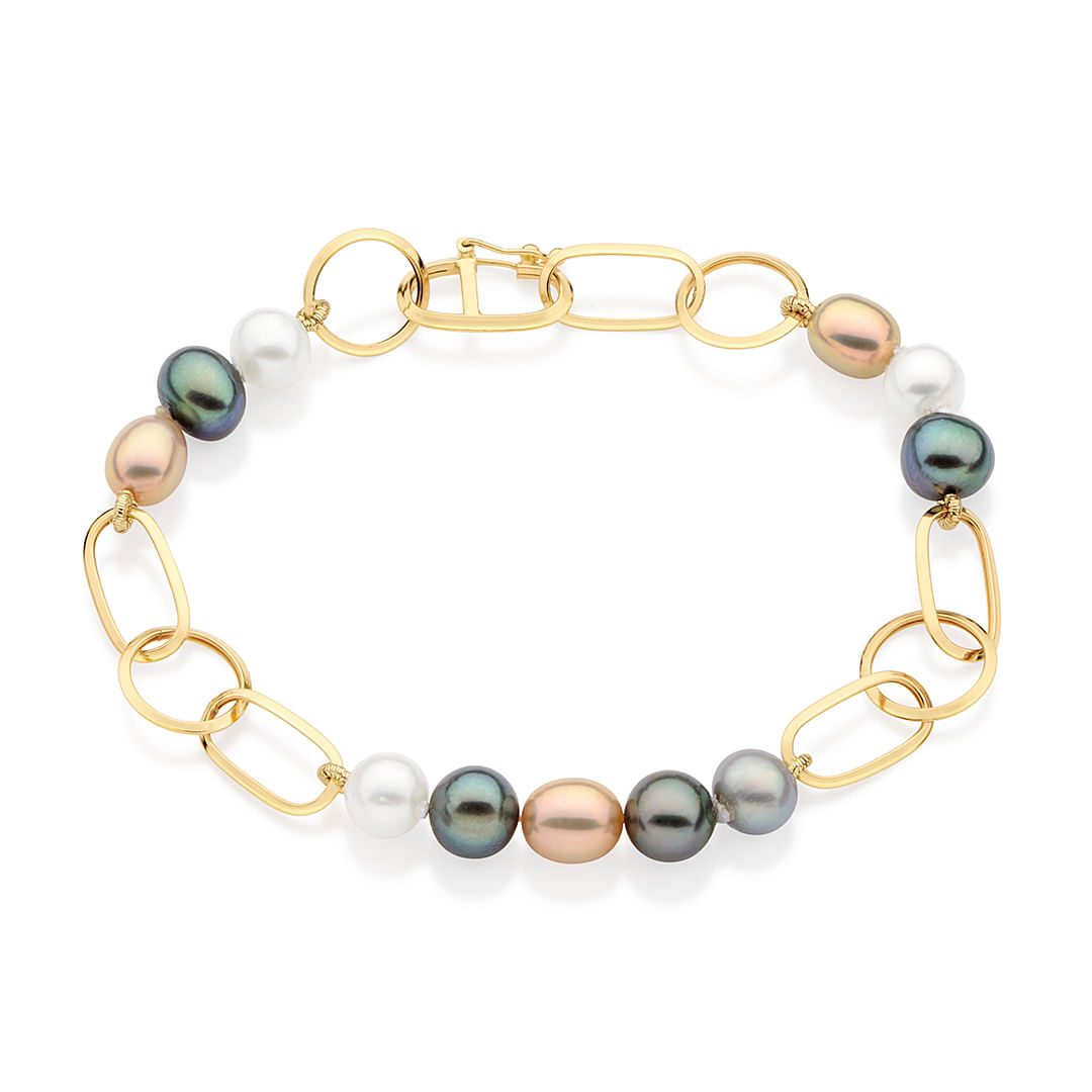 Pulseira-de-ouro-amarelo-com-mix-de-perolas-coloridas-ilumine-se-PU6531AM