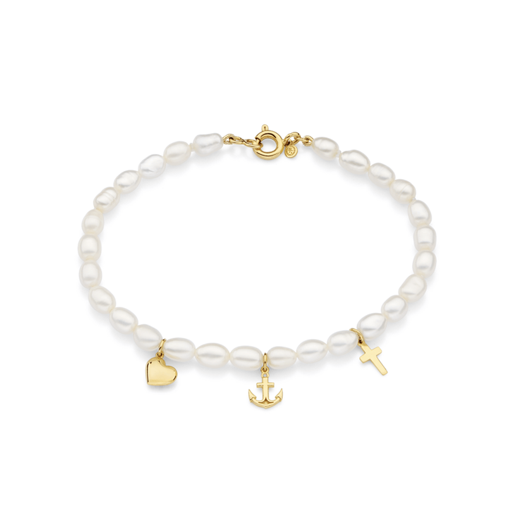 Pulseira-Fe-Caridade-e-Esperanca-em-ouro-com-perolas