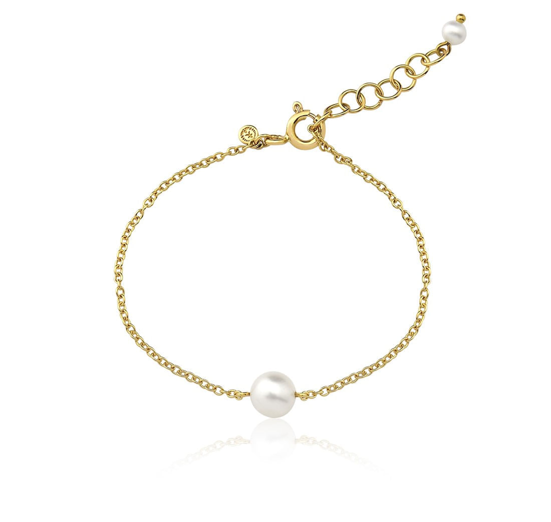 Pulseira-infantil-em-ouro-amarelo-com-perola