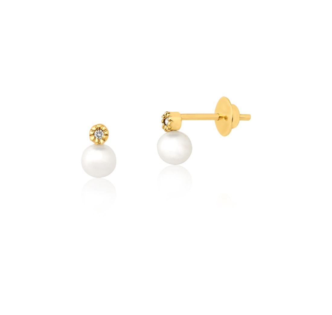 Brinco-infantil-para-bebe-em-ouro-amarelo-com-diamantes-e-perolas