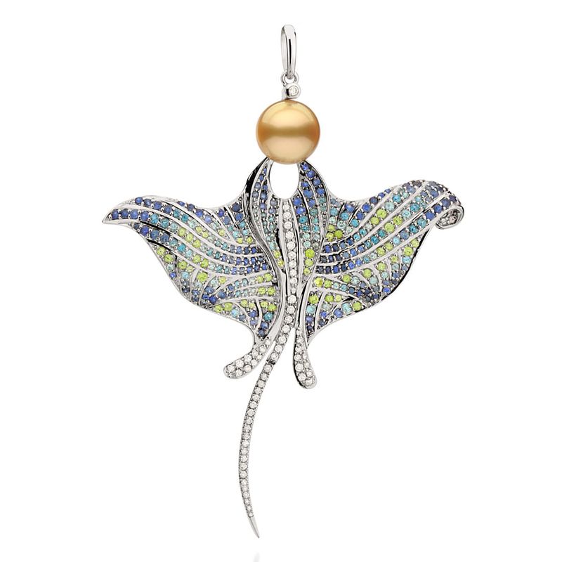 Pingente-em-ouro-branco-com-perola-south-sea-dourada-diamantes-e-mix-de-pedras