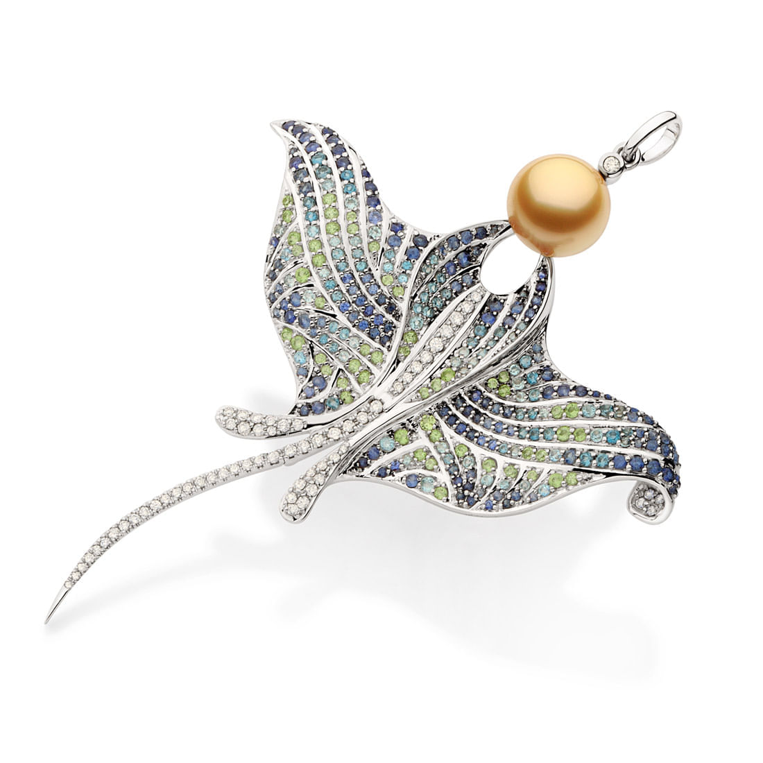 Pingente-em-ouro-branco-com-perola-south-sea-dourada-diamantes-e-mix-de-pedras