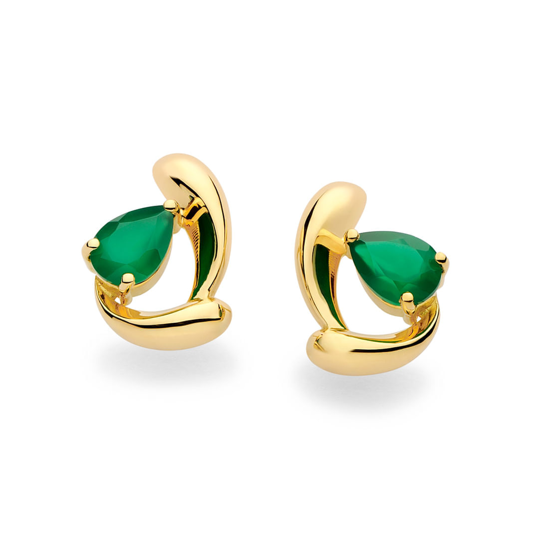 Brinco-em-ouro-amarelo-com-agatas-verdes