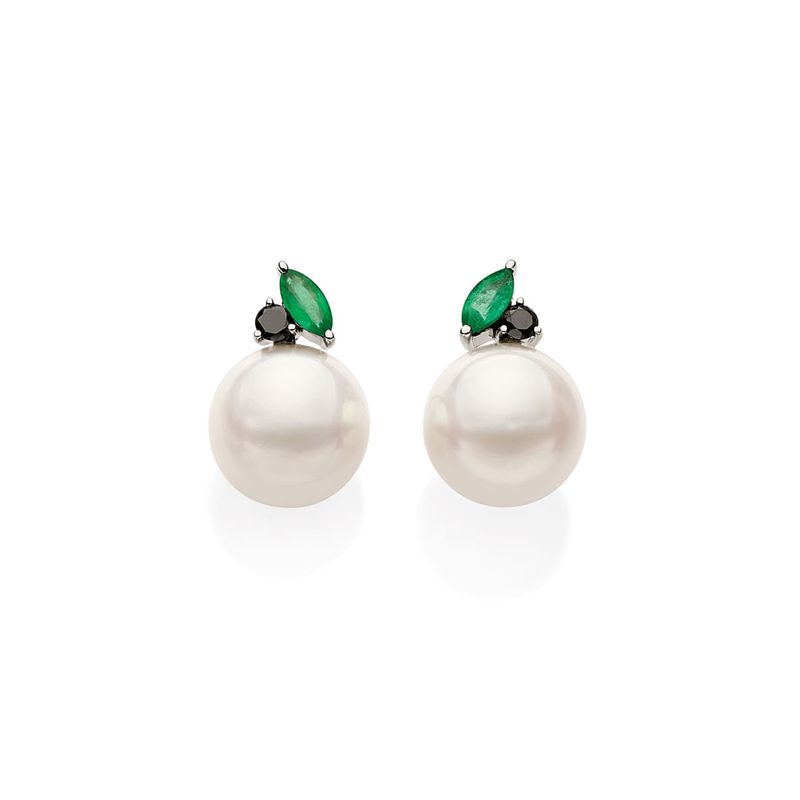 Brincos-de-perolas-south-sea-com-diamantes-black-esmeraldas-em-ouro-branco