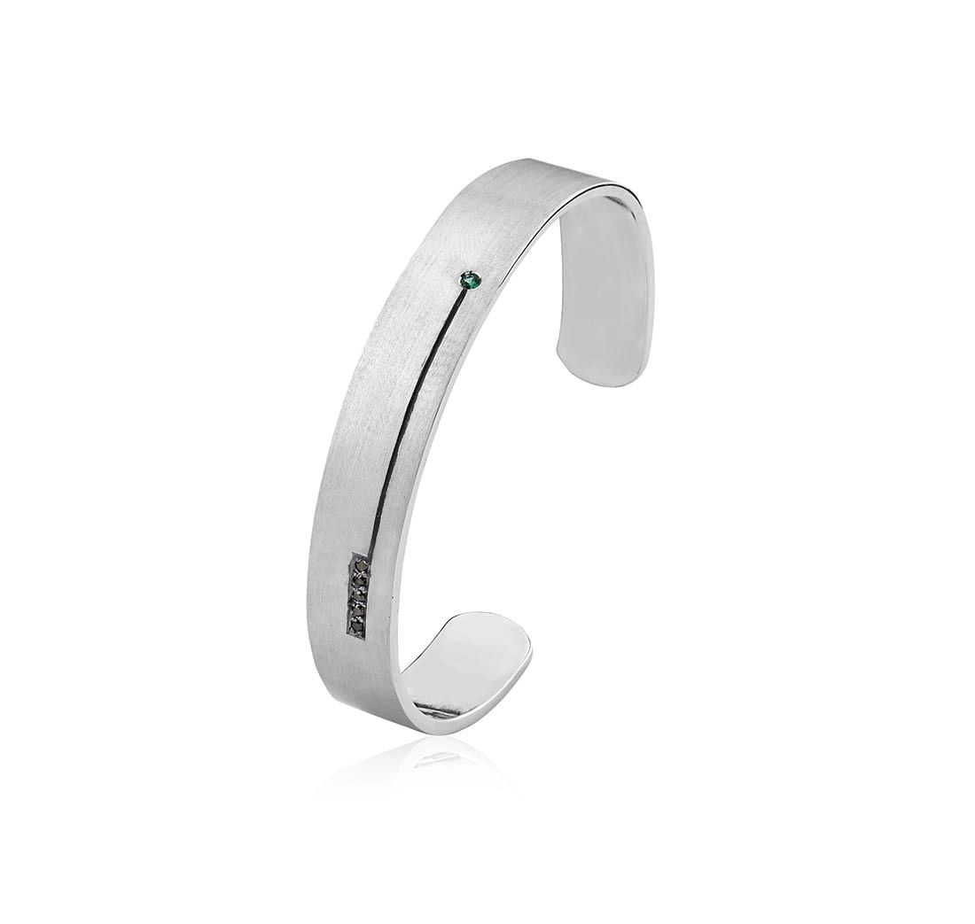 Pulseira-em-prata-com-diamantes-e-esmeralda
