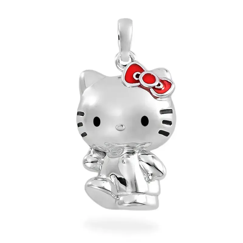 pingente-Hello-Kitty-em-prata-925-com-laco-em-resina