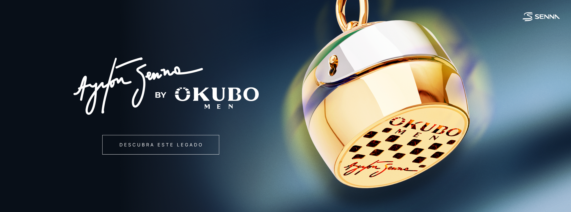 Ayrton Senna by Okubo Men Joias Masculinas